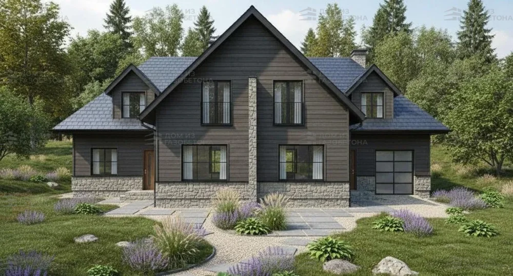 Проект Двухэтажный дом 7 на 20, 229 м2