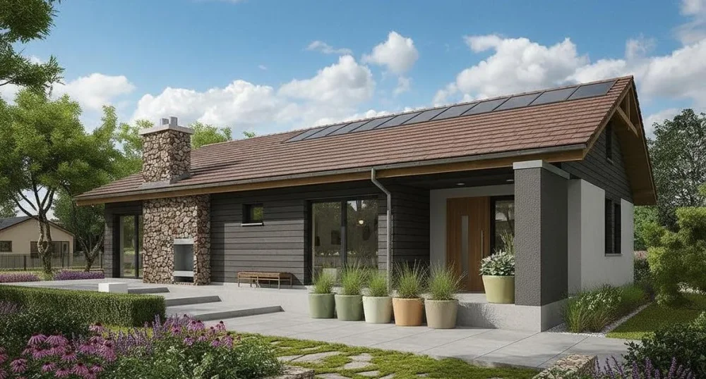 Проект Одноэтажный дом 21 на 15, 170 м2