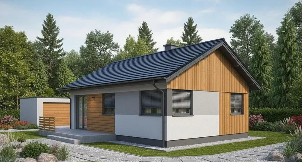 Проект Одноэтажный дом 10 на 12, 97 м2