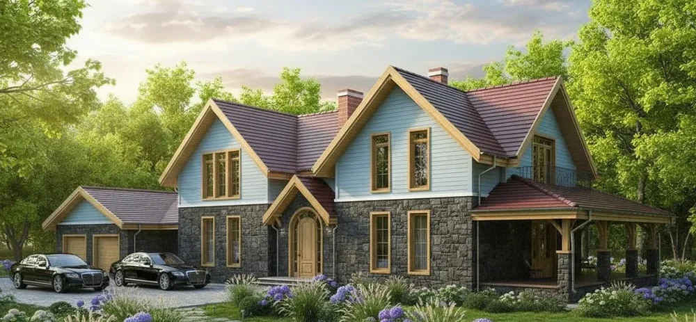 Проект Двухэтажный дом 23 на 14, 260 м2