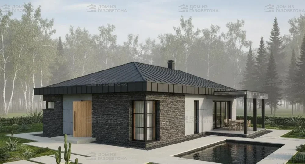 Проект Двухэтажный дом 18 на 10, 203 м2