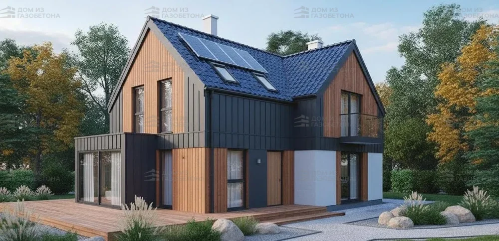 Проект Двухэтажный дом 15 на 11, 192 м2