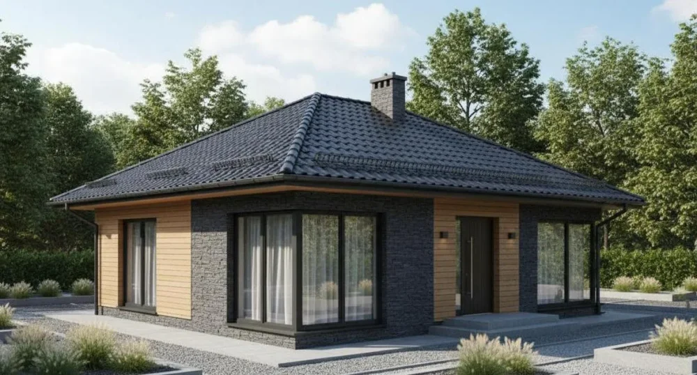 Проект Одноэтажный дом 16 на 15, 139 м2