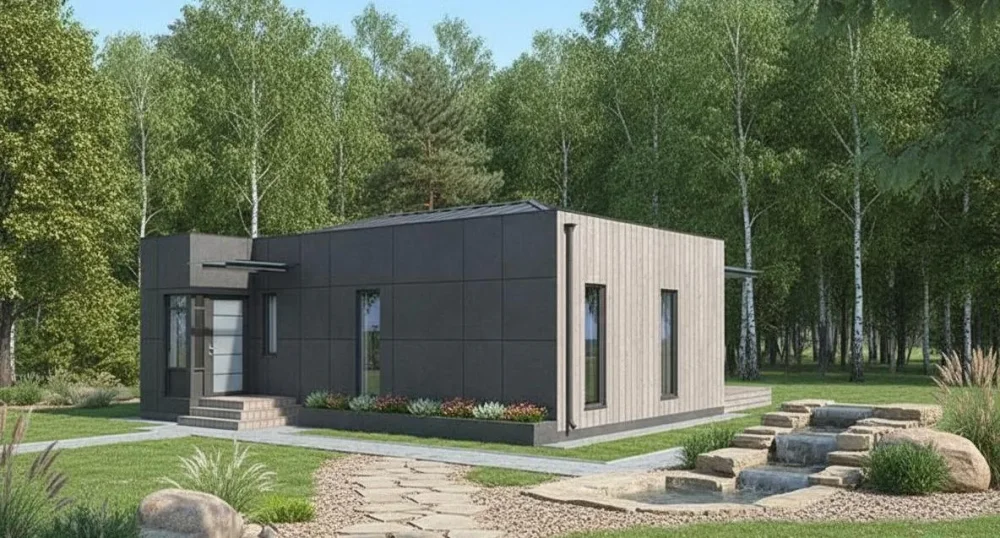 Проект Одноэтажный дом 13 на 7, 92 м2