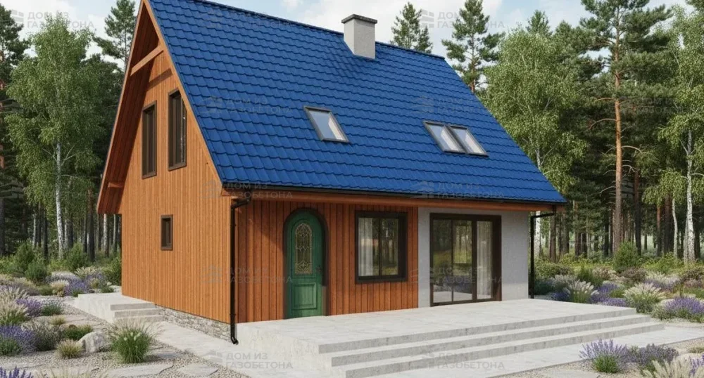 Проект Двухэтажный дом 10 на 10, 135 м2