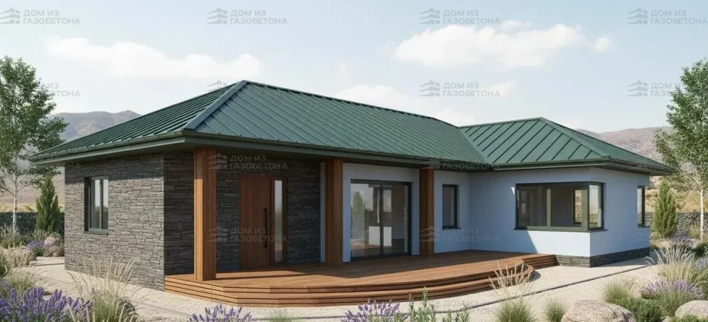 Проект Двухэтажный дом 21 на 11, 181 м2