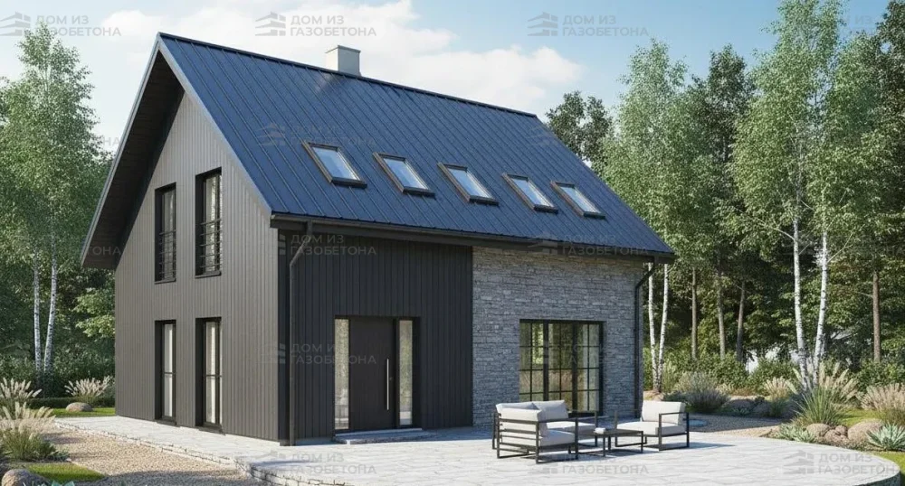 Проект Двухэтажный дом 15 на 10, 189 м2