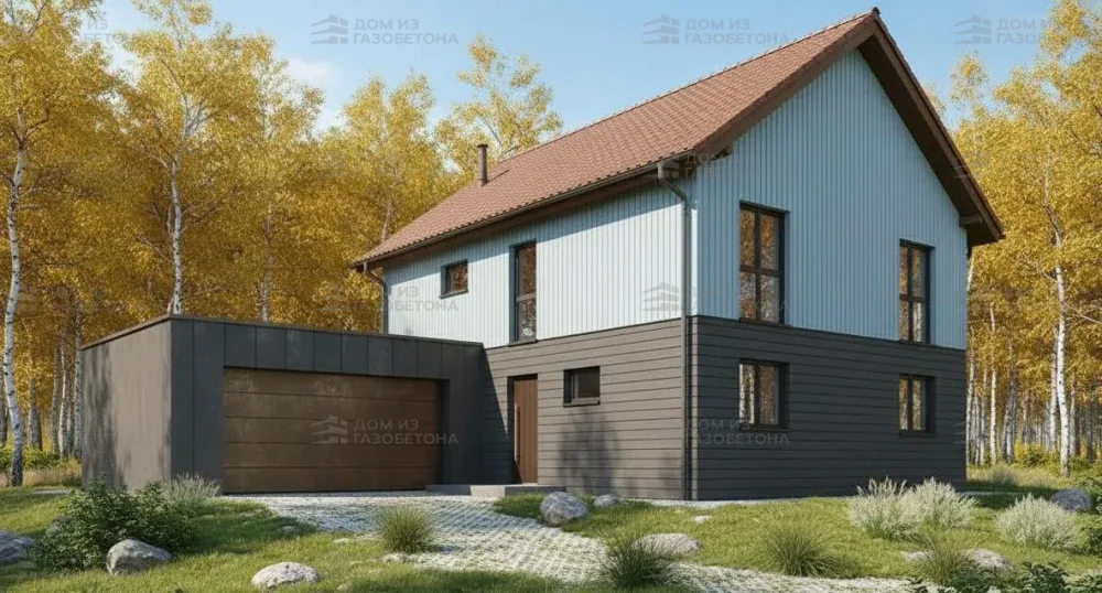 Проект Двухэтажный дом 24 на 14, 242 м2